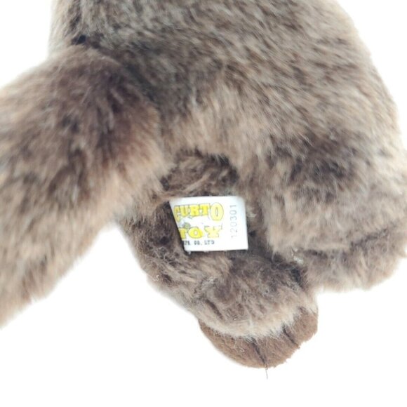 Curto‎ Toy Brown Sea Otter Yellow 8" Stuffed Animal Plush Travel Toy - Picture 4 of 5